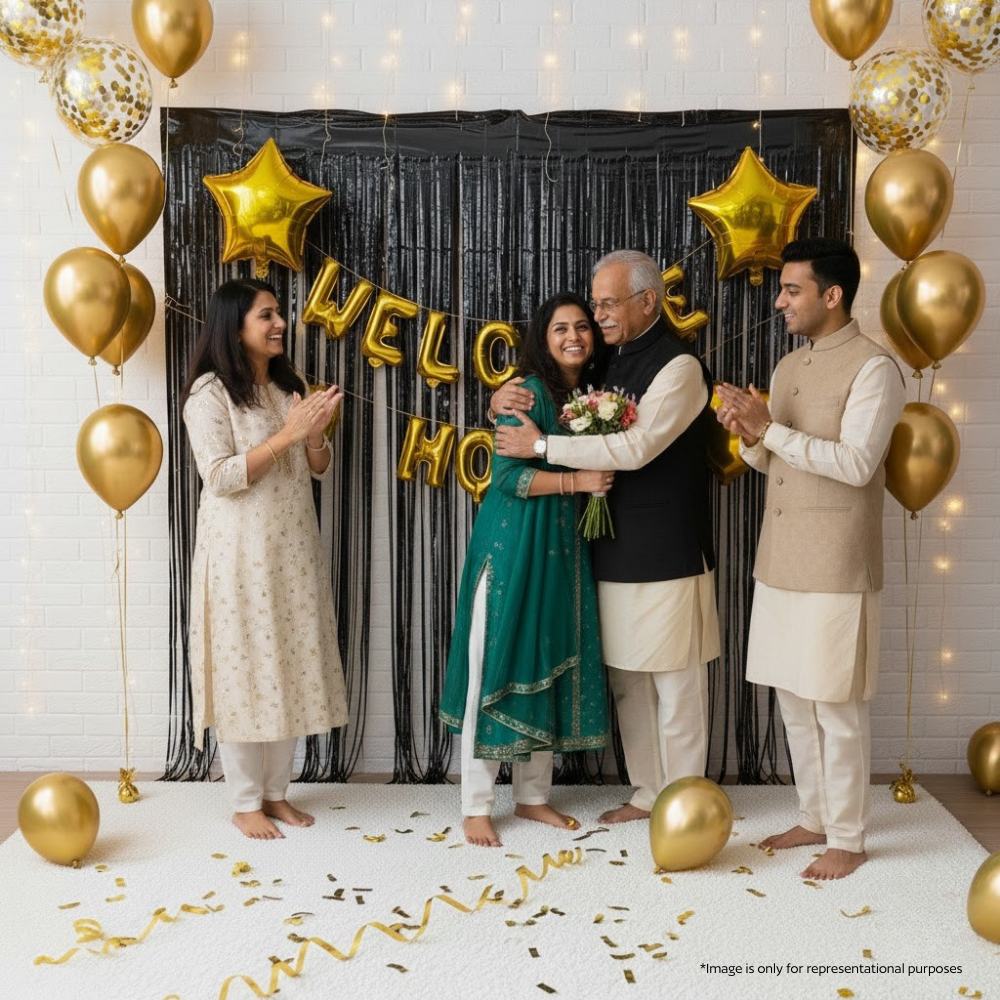 Golden Welcome Home Decoration Set (25 pcs)
