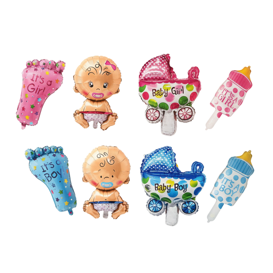 Baby Shower Foil Balloon Set (8 pcs)