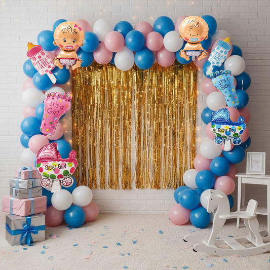 Baby Shower Foil Balloon Set (8 pcs)