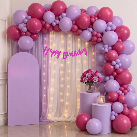 Pink Lavender Birthday Combo | 64pcs