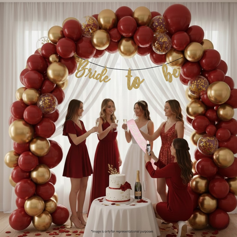 Golden Bride To Be Party Set (26 pcs)