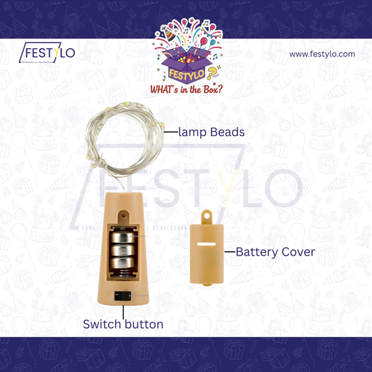 LED Cork Fairy Light (2m)