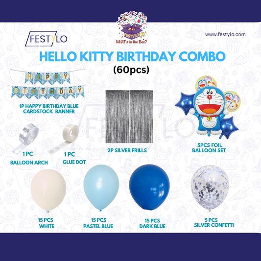 Doraemon Birthday Combo Kit (60 pcs)