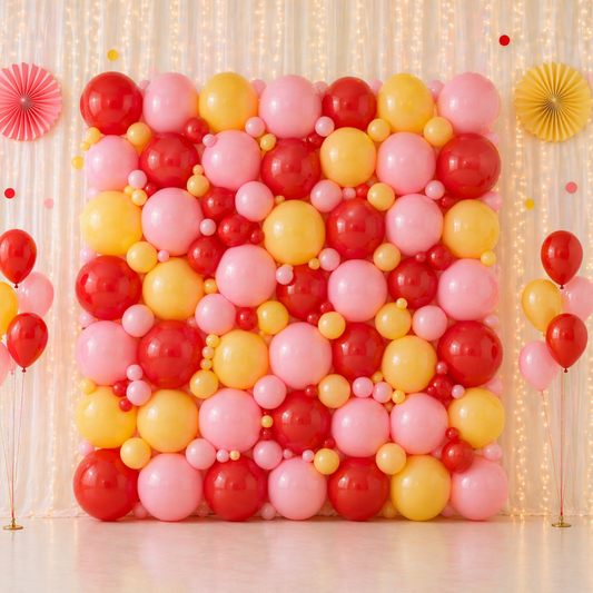 Premium Anniversary Balloon Wall Decoration Kit (63 pcs)