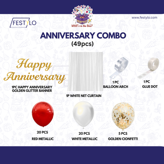 Anniversary Combo Decoration Kit (49 pcs)