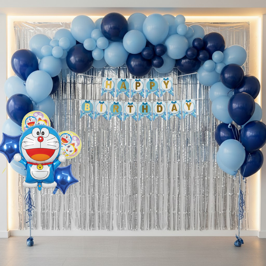 Doremon Silver Fringe Combo