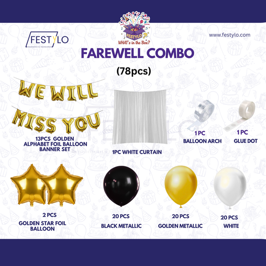 Black Gold Farewell Arch Combo