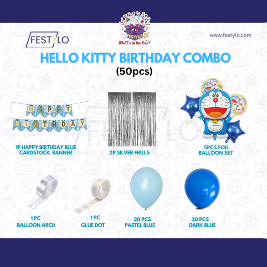 Doremon Silver Fringe Combo