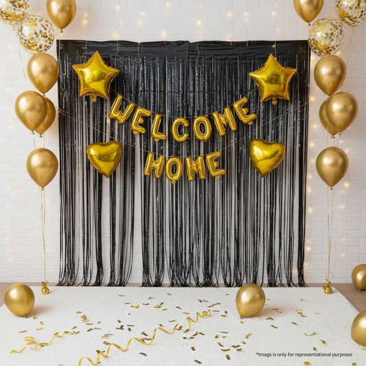 Golden Welcome Home Decoration Set (25 pcs)