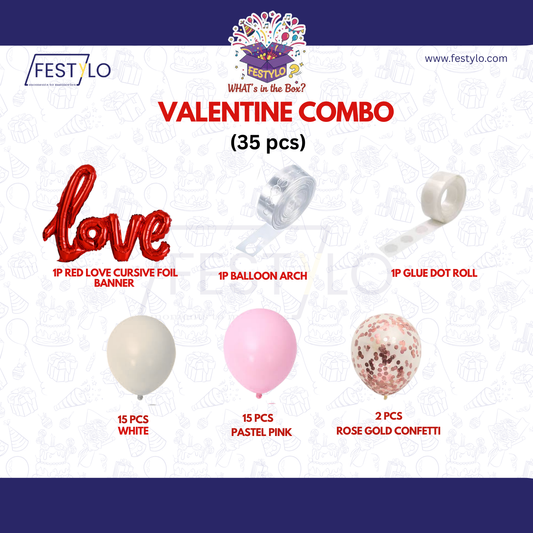 Anniversary & Valentine Love Room Decoration Combo