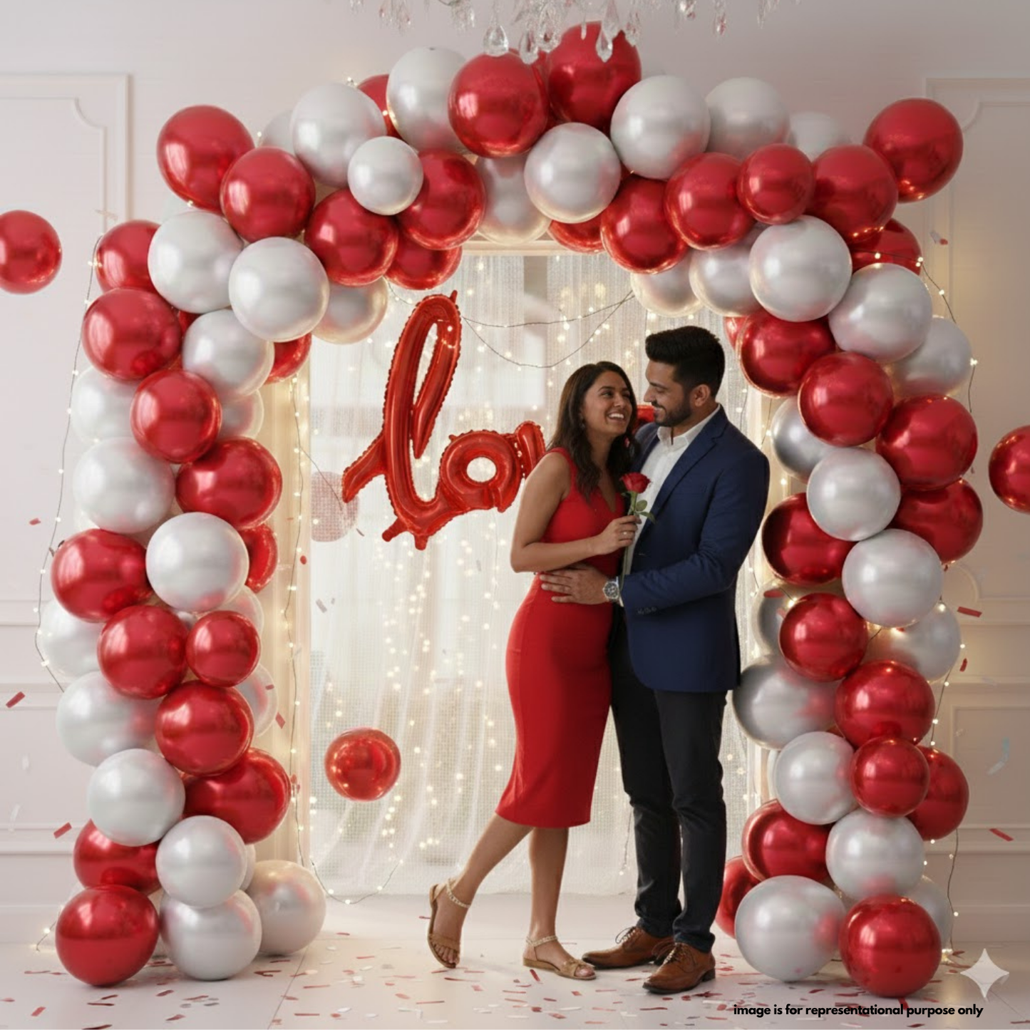 Romantic Valentine Lighted Room Décor (35 pcs)