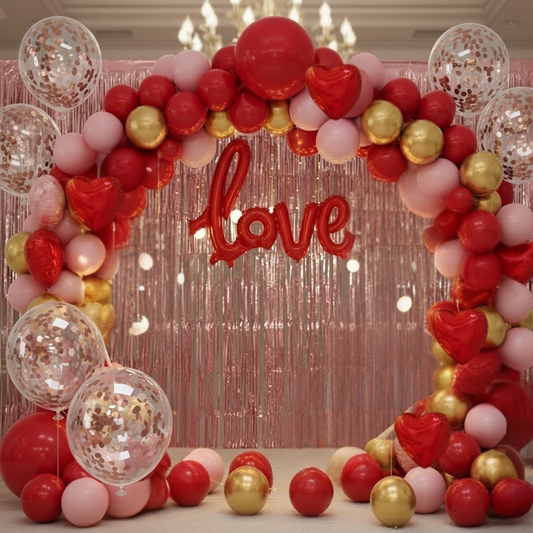 Anniversary & Valentine Love Room Decoration Combo | Festylo