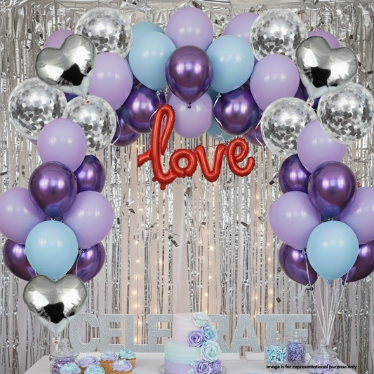 Anniversary & Valentine Day Love Room Decoration Combo