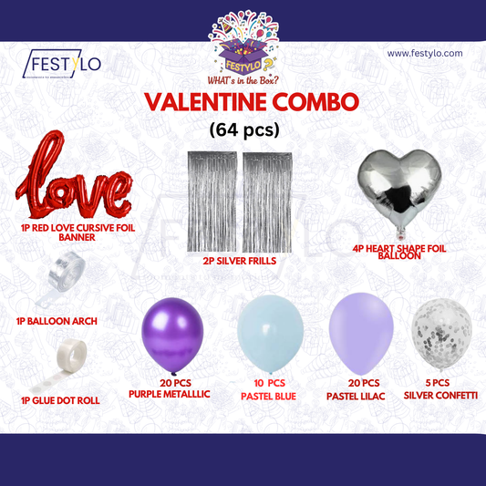 Anniversary & Valentine Day Love Room Decoration Combo