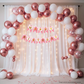 Rose Gold Birthday Decoration Kit (47 pcs)