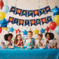 Space Theme Birthday Banner Set