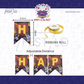 Space Theme Happy Birthday Banner