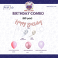 Pastel Rose Birthday Balloon Set (60 pcs)