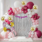 Hello Kitty Birthday Combo (60 pcs)  Silver Frills