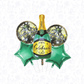 Champagne Congratulations Celebration 5 pcs Foil Balloons