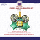 Champagne Congratulations Celebration 5 pcs Foil Balloons