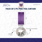 Rainbow Theme  Golden Banner With Purple Frill Party Combo