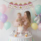 Half Birthday Princess Banner Set