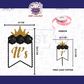 Black Gold First Birthday Banner