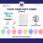 Pastel Theme Party Combo Decoration Kit (114 pcs) – Welcome Baby Balloon Arch Set