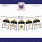 Black Gold First Birthday Banner