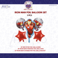 Iron Man Superhero 5 pcs Foil Balloons