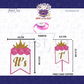 Pink Princess First Birthday Banner