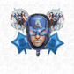 Captain America 5 pcs Foil Balloons