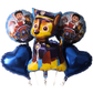 Paw Patrol Blue Silver Birthday Decoration Combo