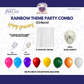 Rainbow Theme Party Decoration Combo Kit (114 Pcs)