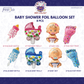 Baby Shower Foil Balloon Set (8 pcs)