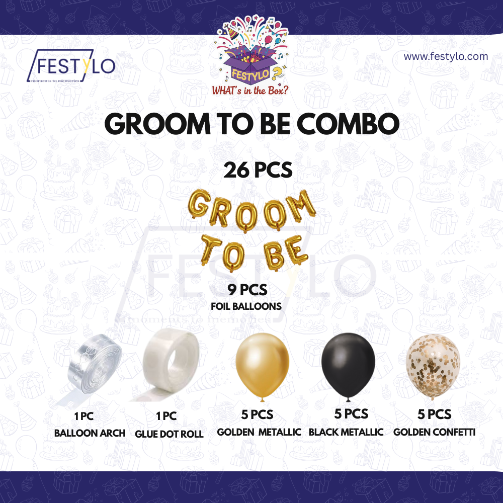 Groom To Be Party Decor (26 pcs)