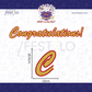 Gold Congratulations Banner Party Decor
