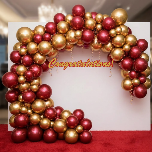 Gold Congratulations Banner Party Decor