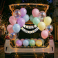 Car Birthday Decoration Combo – 29 Pcs | Pastel Multicolour