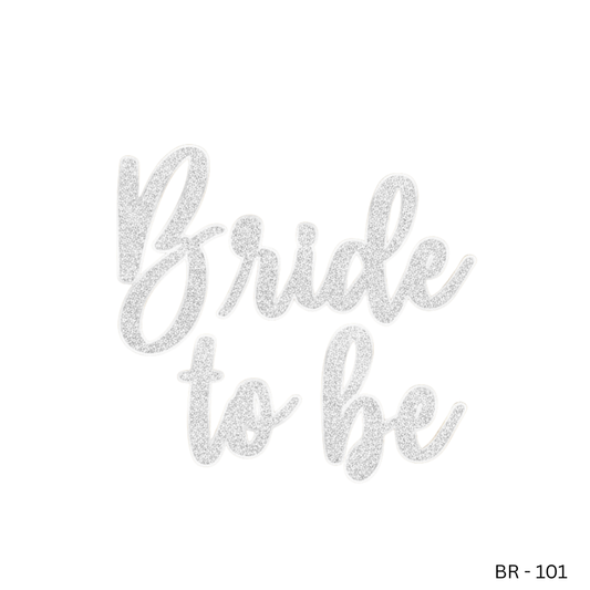 Silver Bride To Be Banner