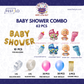 Baby Shower Balloon Decor Combo (62 pcs)