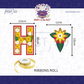 Haldi Ceremony Floral Banner Set