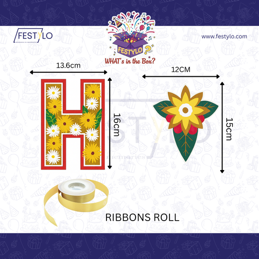 Haldi Ceremony Floral Banner Set