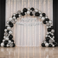 Black Silver Anniversary Decoration Combo (66 pcs)