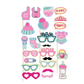 Pink Baby Shower Props Kit (24 pcs)