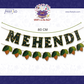 MEHENDI Decoration Banner Set