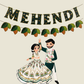MEHENDI Decoration Banner Set