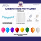 Rainbow Theme  Blue Banner Party Combo