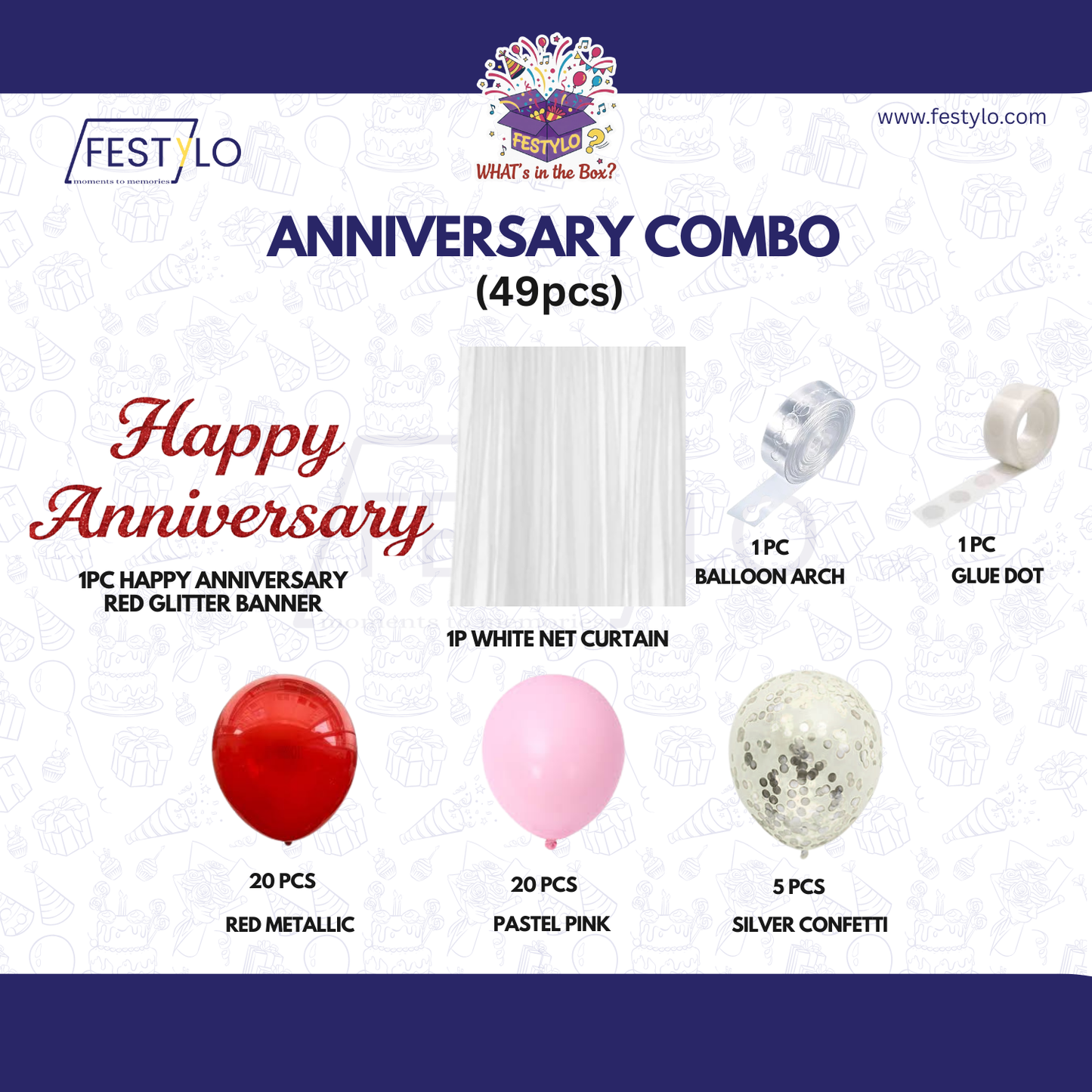 Anniversary Decorations combo